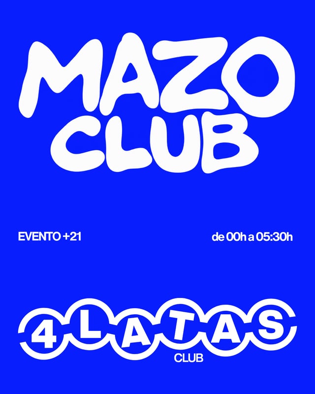 Cartel de Mazo Club Halloween en 4 latas Beethoven