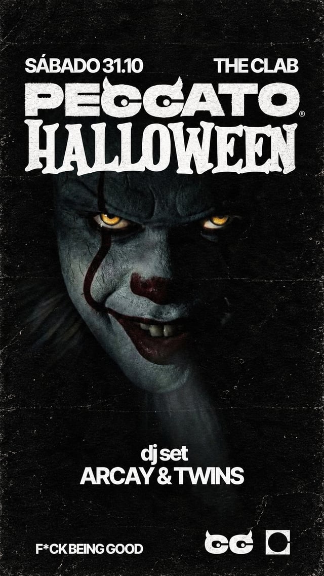 Cartel de HALLOWEEN by PECCATO®️ en The Clab