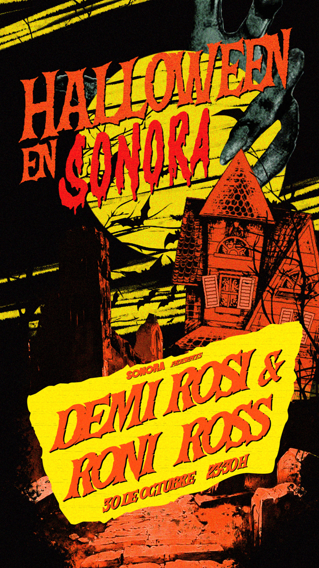 Cartel de Halloween Weekend: Urbano 909 en Sala Sonora