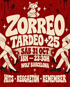 Cartel de EL ZORREO - TARDEO #HALLOWEEN ¡Ya es SÁB!