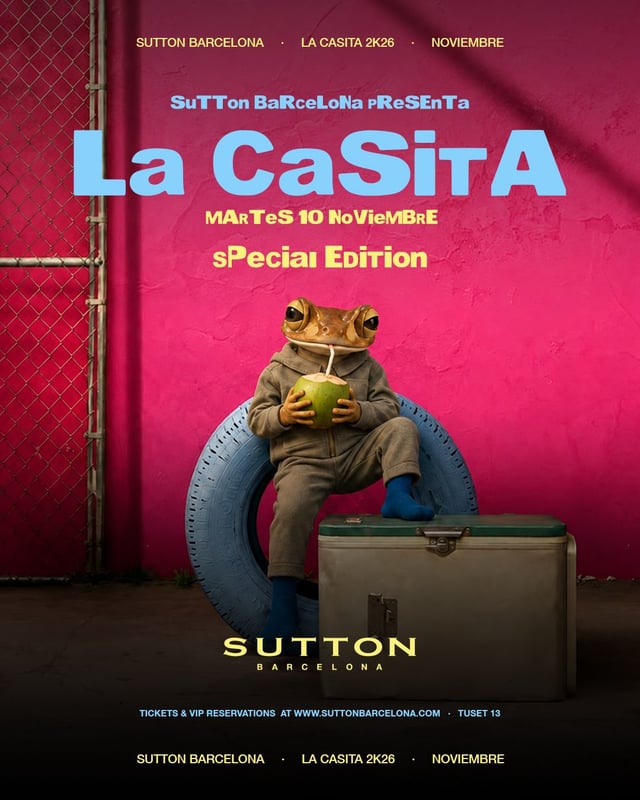 Cartel de La Casita en Sutton | SpEciaL EdiTiOn en Sutton Barcelona