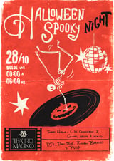 Cartel de Halloween Spooky Night