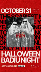 Cartel de HALLOWEEN SATURDAY NIGHT by BADIU en BADIU Cerdanya