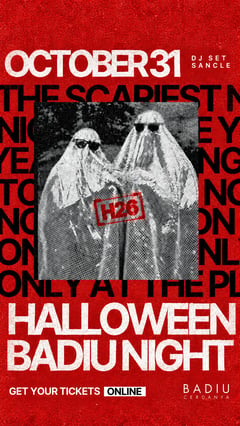 Cartel de HALLOWEEN SATURDAY NIGHT by BADIU