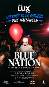 Cartel de Blue Nation | Lux Viernes en Lux Valencia