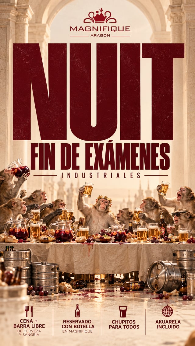 Cartel de JUEVES en Magnifique