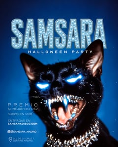 Cartel de Samsara - Halloween Party