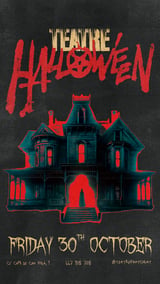 Cartel de HALLOWEEN 2026 en Teatre Sant Cugat
