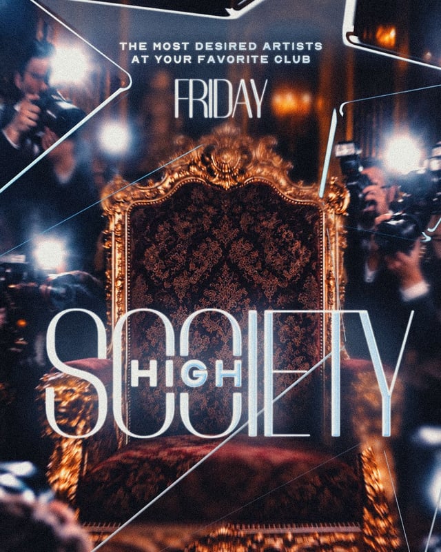 Cartel de VIERNES COPERNICO | High Society en Copérnico