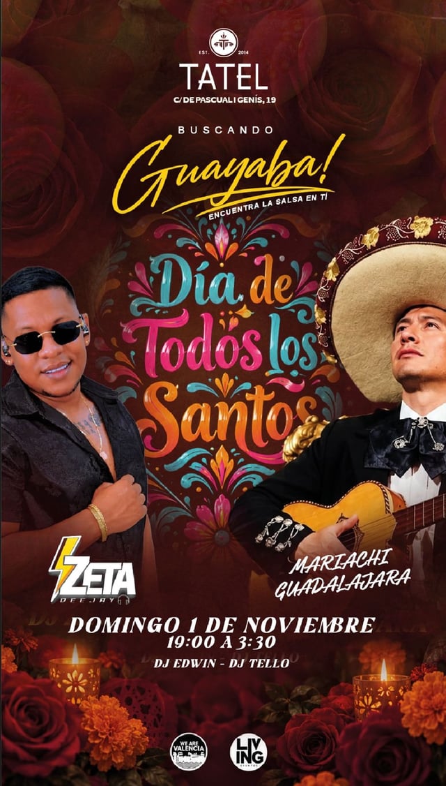 Cartel de Afterlunch · Buscando Guayaba! en TATEL Valencia