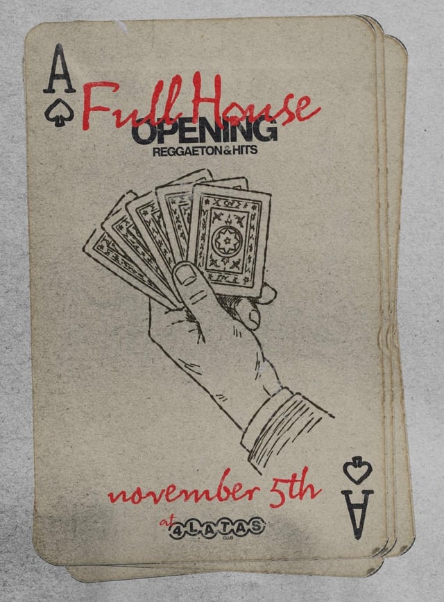 Cartel de Fullhouse First Hand en 4 latas Beethoven