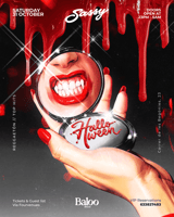 Cartel de Sassy | Halloween Edition en Baloo Ibiza