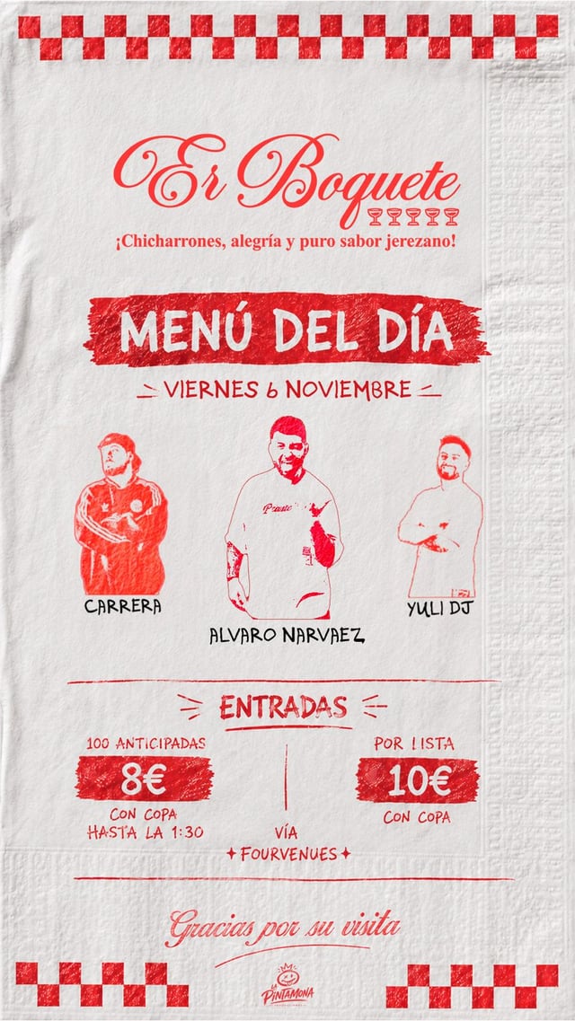 Cartel de Er Boquete en Hoyo Jerez