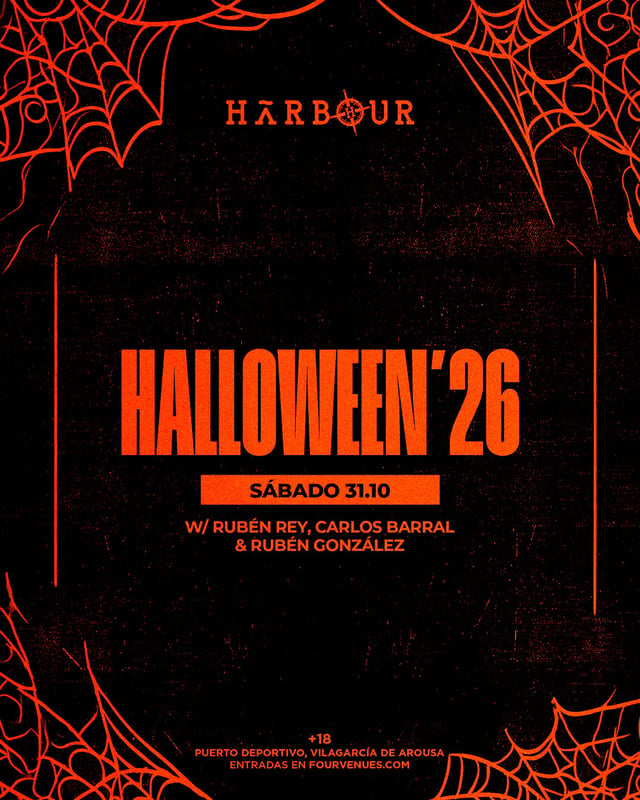Cartel de HALLOWEEN ‘26 en Harbour