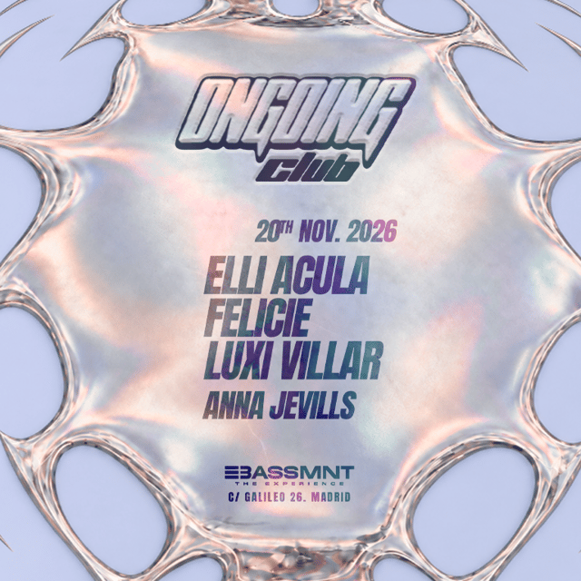 Cartel de ONGOING presents Elli Acula, Felicie, Luxi Villar & Anna Jevills en The Bassement Club