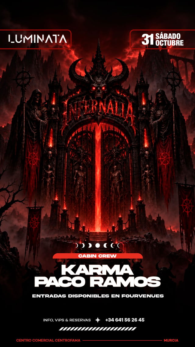 Cartel de HALLOWEEN en Luminata Disco