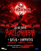 Cartel de Halloween - Jardines de Tabarca en Jardines de Tabarca