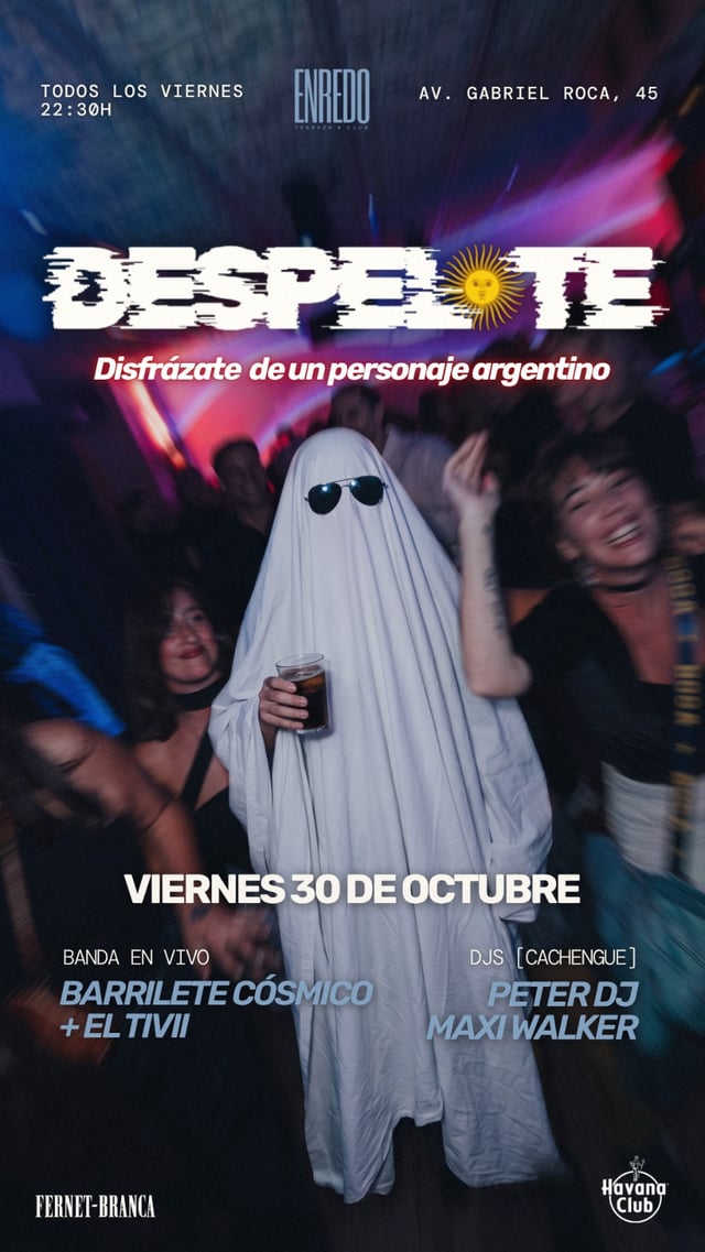 Cartel de DESPELOTE 💥 | La cumbia llegó al Marítimo en Enredo