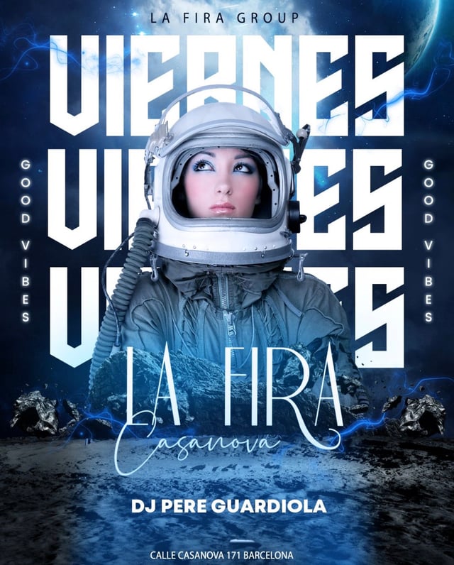 Cartel de La Fira Casanova · Friday en La Fira Casanova