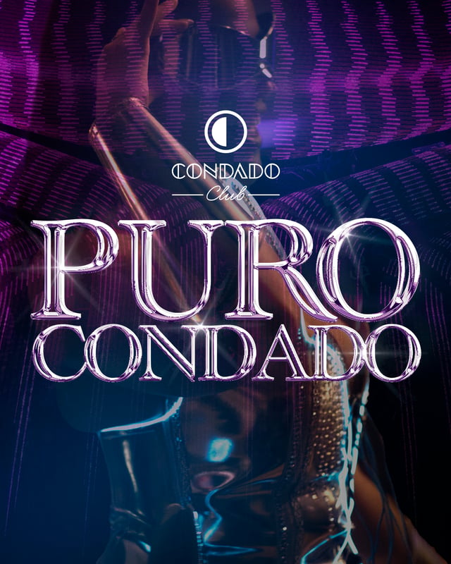 Cartel de Puro Condado en Condado Club