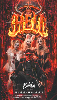 Cartel de Halloween Hell
