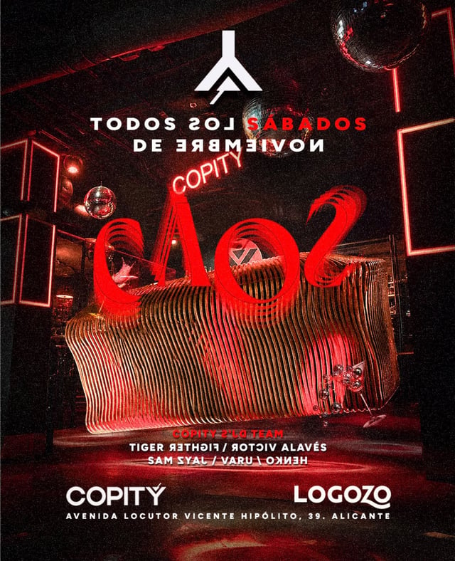 Cartel de CAOS en Copity
