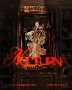 Cartel de DOMINGO COPERNICO | La Nocturna Halloween