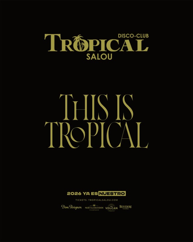 Cartel de This Is Tropical en Tropical Salou