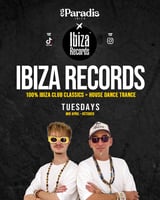 Cartel de IBIZA RECORDS x ES PARADIS en Es Paradis