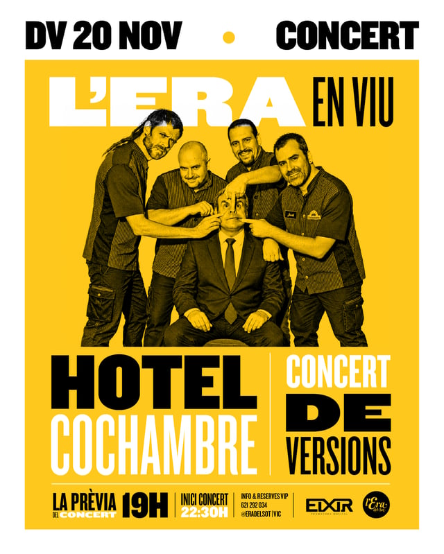 Cartel de La Prèvia + Hotel Cochambre en L'Era del Sot