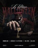 Cartel de HALLOWEEN (+21) en Costa Breve