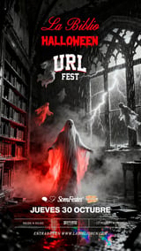 Cartel de Jueves - Halloween en La Biblio BCN