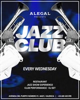 Cartel de Jazz Club | Noche en Alegal