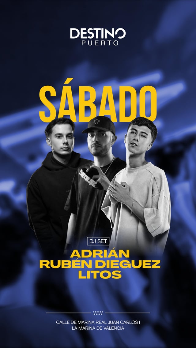 Cartel de SABADO en Destino Puerto