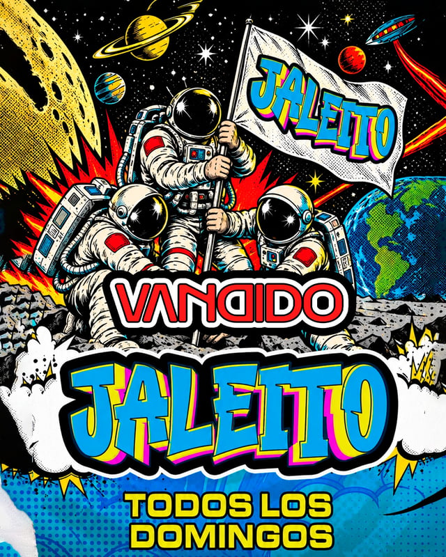 Cartel de Jaleito Vandido en Vandido Club