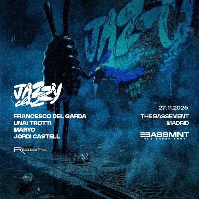 Cartel de JAZZY at BASSMNT CLUB hosted by ROOTS : Francesco Del Garda en The Bassement Club