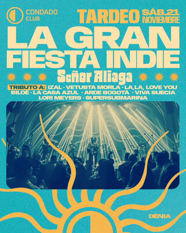 Cartel de La Gran Fiesta Indie en Condado Club
