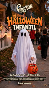 Cartel de HALLOWEEN INFANTIL by CHASTON