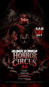 Cartel de Circus 5.0 Halloween en Taboaclub