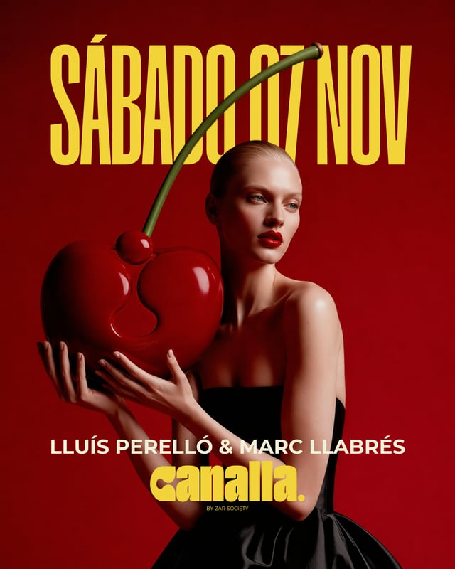Cartel de Tardeo Canalla by Zar Society en Zar Society