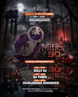 Cartel de TARDEO HALLOWEN con MITICSS 90