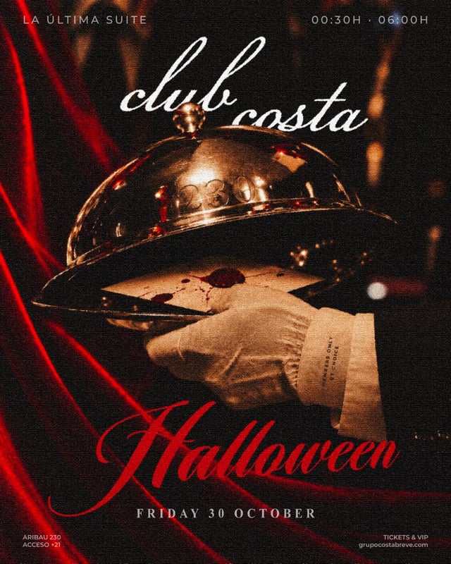 Cartel de HALLOWEEK | Club Costa (+21) en Costa Breve