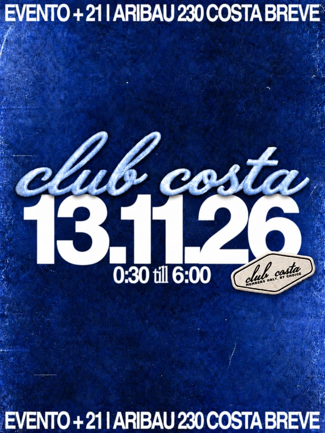 Cartel de BOILER WEEK | Club Costa (+21) en Costa Breve