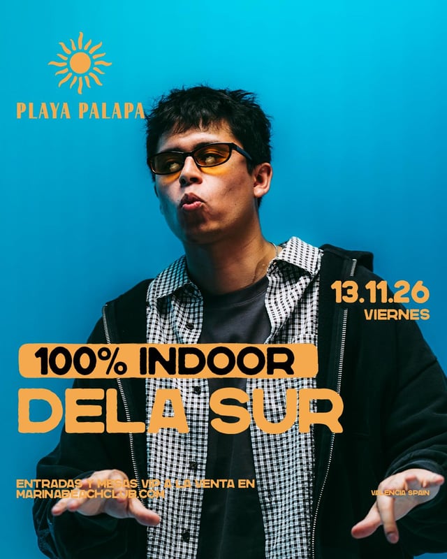 Cartel de Playa Palapa: Noche de la Sur en Marina Beach Club