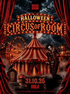 Cartel de Circus of Room - Halloween
