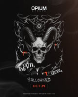 Cartel de Halloweekend Day 1 en Opium Barcelona