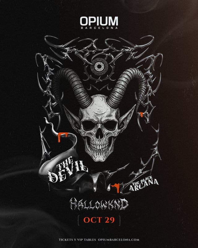 Cartel de Halloweekend Day 1 en Opium Barcelona