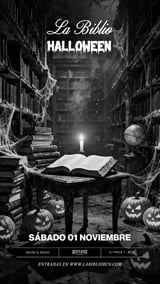 Cartel de Viernes - Halloween en La Biblio BCN