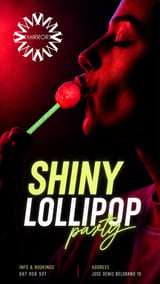 Cartel de Shiny Lollipop Party