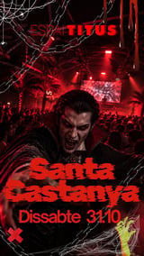 Cartel de Santa Castanya 2026 en Espai Titus